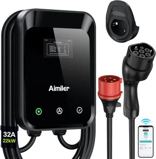AIMILER Borne de Recharge 22kW Triphasée