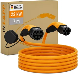 Lapp Câble de recharge 7m Type 2-22kW, 32A, Mode 3
