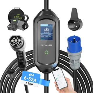 AFYEEV Chargeur voiture électrique 7.2kW APP